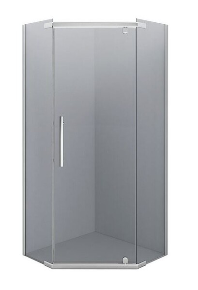 Душевое ограждение ERLIT ER10110V-C4 (100*100*200) стекло тонированное 6 мм. 3к.