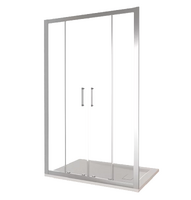 Душ.ограждение GOOD DOOR LATTE WTW-TD-160-С-WE Прямое, стекло Прозрачное 5мм (без подд и слива) 