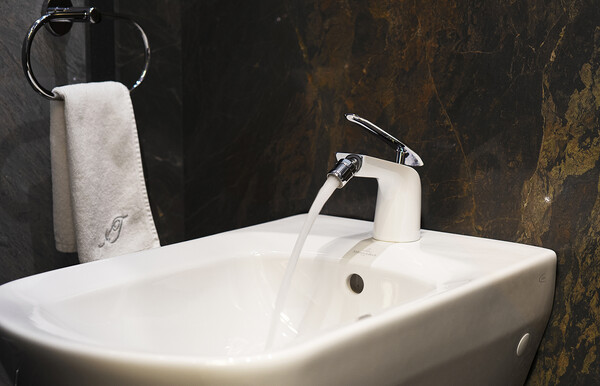 LM4908CW Melange Смеситель для биде, хром/белый LEMARK