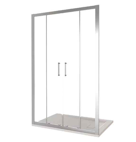 Душ.ограждение GOOD DOOR LATTE WTW-TD-170-С-WE Прямое, стекло Прозрачное 5мм (без подд и слива) 