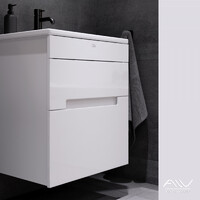 Тумба "RITA-60" под рак. "QUADRO -60" белый Alavann