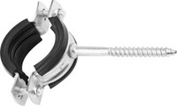 Крепление трубы 3/4" (26-30мм) с саморезом