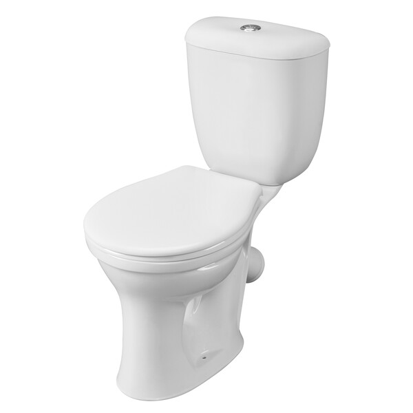 Унитаз-компакт Santeri "Виктория" белый, косой выпуск, тарельчатый (г.Воротынск) 1P3016S0000BF (+)