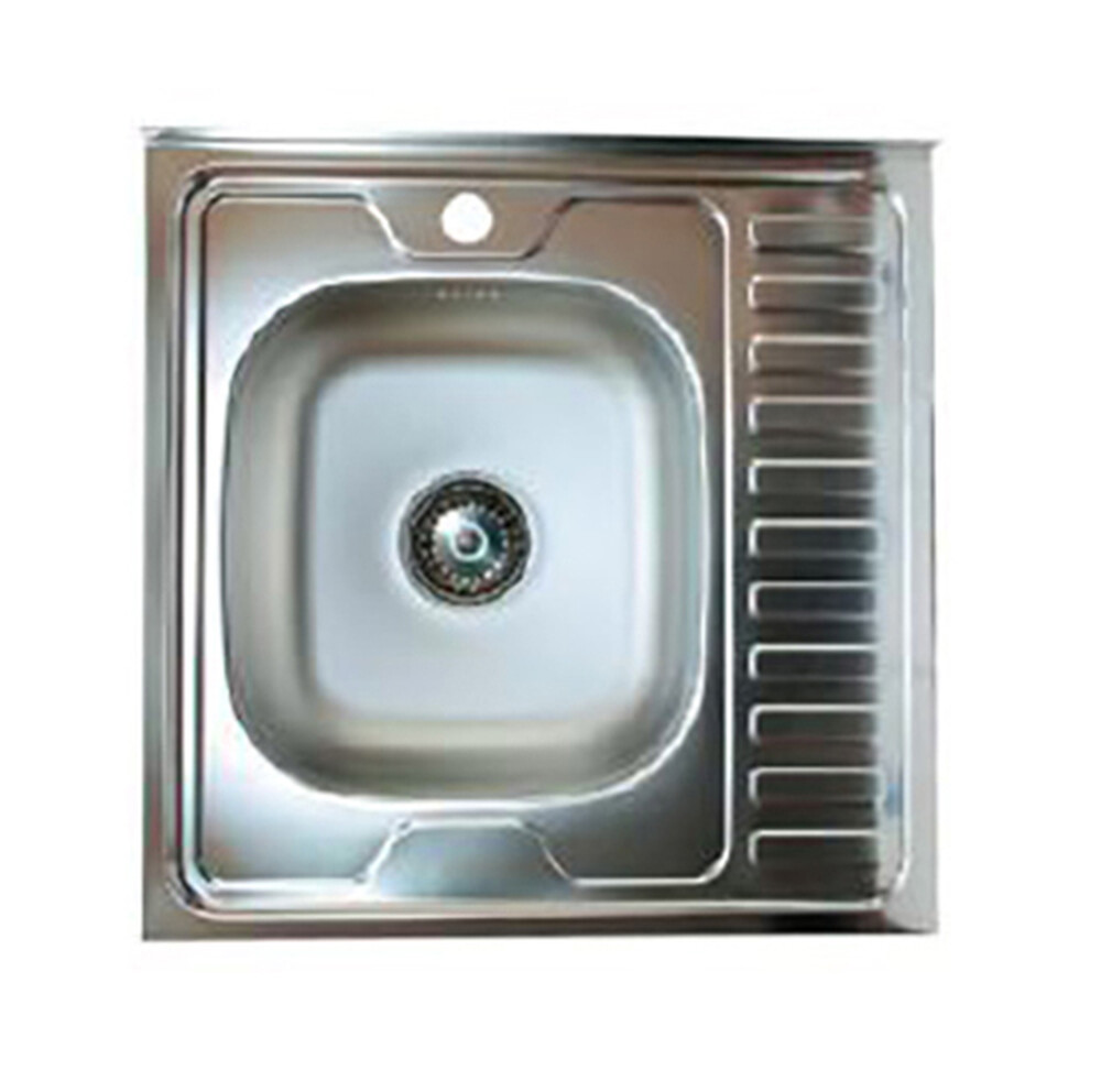 Мойка нерж 60*60 т.0,4 левая Турция