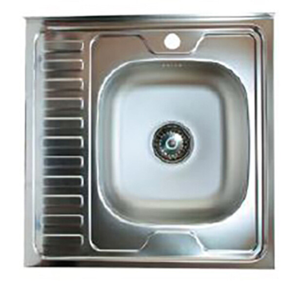 Мойка нерж 60*60 т.0,4 правая Турция