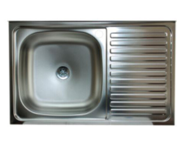 Мойка нерж 50*80 т.0,4 левая Турция