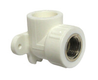 Уголок комб. гайка 25х1/2 с креплением PP-R KALDE